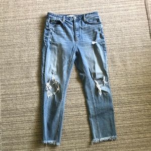 KanCan Light-wash Distressed High Waisted Skinny Jeans